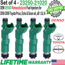 4Pcs DENSO OEM Fuel Injectors For 2000, 01, 02, 03, 04, 2005 Toyota Echo 1.5L I4 - $106.91