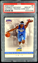 2004 2004-05 Fleer National Trading Card Day #8 Carmelo Anthony RC Rookie PSA 10 - $84.99