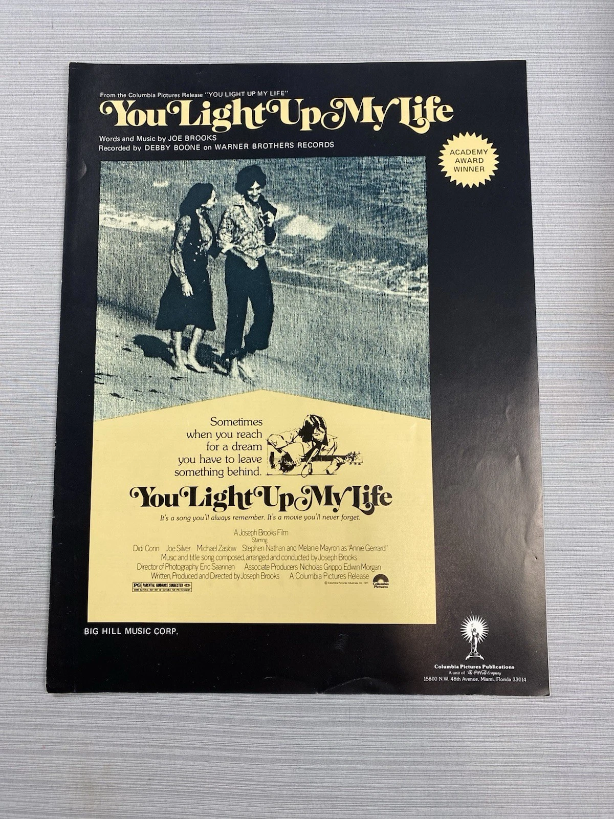 You Light Up My Life (sheet music) - $6.00