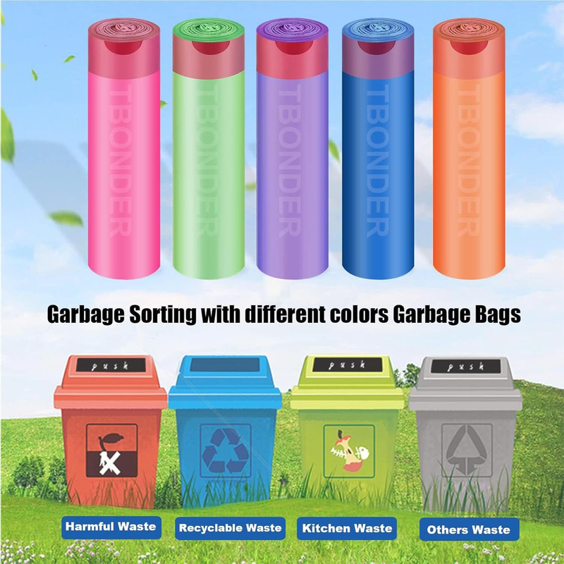 Small Trash Bags 4-6 Gallon,Extra Thick & Strong 4 Gallon Garbage Bags 5 Gallon  Item image 5