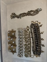 5 Vintage J. Crew Womens Costume Jewelry Bracelets - £59.35 GBP
