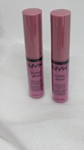 2 NYX Professional Butter Lip Gloss Non-sticky Gloss Merengue (Pink Lilac) BLGO4 - £8.88 GBP