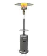 SunHeat Umbrella lp Heater 41,000 btu Propane Infrared Silver or Gold Hammered - £294.96 GBP