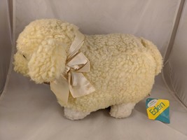 Eden Lamb Sheep Plush 10 Inch Bell 1980 Vintage Stuffed Animal Toy - £26.99 GBP