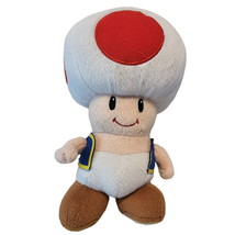 Toad Plush Super Mario Bros Nintendo Licensed 8 in Plush Toy Animal Doll... - $20.57