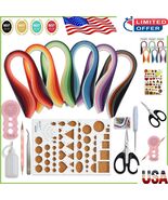 Beginner-Friendly Paper Quilling Set with Pink Tools - 30 Color Strips I... - $590.63 MXN