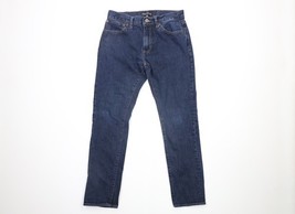 J Crew Mens 30x29 Faded Slim Fit Skinny Leg Denim Jeans Pants Blue Cotton - $39.55