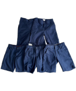 French Toast &amp; Amazon Boys School Uniform Shorts Navy Blue Size 8 Lot of 5 - $441.56 MXN