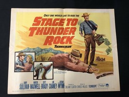 Stage to Thunder Rock Original Half Sheet Poster 1964 Western - £31.01 GBP