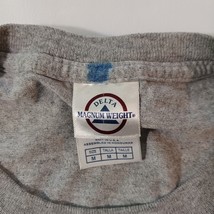 Delta Magnum Weight GEORGIA Men's Gray Cotton Blend Long Sleeve T-Shirt Size M image 6