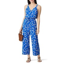 HEARTLOOM Rowan Jumpsuit Blue Floral Size XS Spring Summer Casual - £53.49 GBP