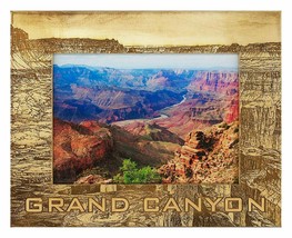 Grand Canyon Laser Engraved Wood Picture Frame (3 x 5)  - $25.99