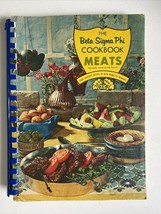 Vintage Beta Sigma Phi International Cookbook MEATS Recipe Book Spiral 1967 - £7.01 GBP