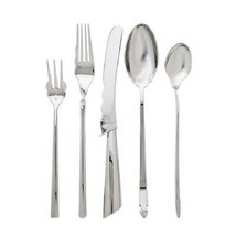 Via Veneto by Ricci Stainless Steel Flatware Tableware Set 10 New Modern 52 pcs - £648.70 GBP