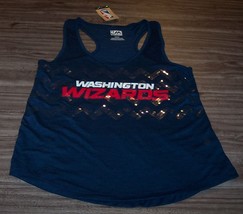 Women&#39;s Teen Washington Wizards Nba Tanktop Sleeveless T-shirt Medium New - £15.53 GBP
