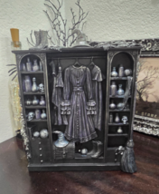 Halloween Witch Wardrobe Display Shelf Gothic Display Potion Bottles Fig... - $59.39