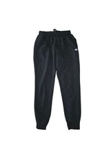 Champion Powerblend Fleece Joggers Mens M Graphic Track Pants Black  - $176.66 MXN