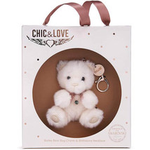 Chic &amp; Love Bailey Bear Bag Charm and Necklace - April - £45.29 GBP