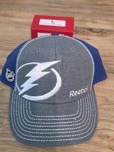 Vintage 2000s Tampa Bay Lightning Corduroy Flex Fitted Hat NHL Reebok L/XL - $369.52 MXN