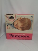 Rare Vintage 60&#39;S ?? Pampers Girl For Babies Over 11 Pounds, Empty Box Only - £77.52 GBP