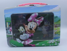 Tin Box Co Disney Mini Mouse Windowed Lunchbox Fun Box Stashbox 9&quot;x6.75&quot;... - $15.88