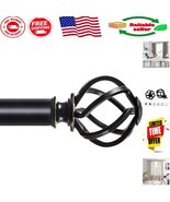 Robust Iron Curtain Rod 1 Inch Diameter, Adjustable 36-72 Inches for All... - $83.91 CAD