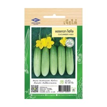 Cucumber Hiso Seeds Home Garden Asian Fresh Vegetable The Best Thai Seeds - £6.31 GBP