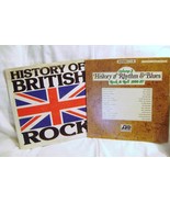 History of Rhythm &amp; Blues and History Of British Rock LP Lot - £19.98 GBP
