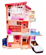 Barbie Dreamhouse 3 Story Dollhouse Furnished Pool Elevator &amp; 1986 Ferra... - $75.00