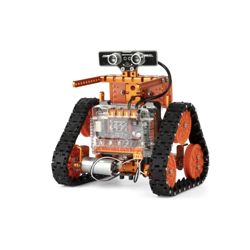 C remote control robot toy metal assembly programmable educational diy stem robotic kit thumb200