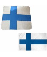 Trade Winds Wholesale Combo Lot Finland Country 50&quot;x60&quot; Fleece Blanket &amp;... - £15.00 GBP