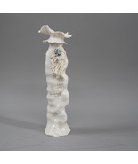 Grace Pilato 8&quot; High Studio Art Pottery Sculpture Candle Holder Signed - $59.19