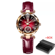 Watch for Women Luxury Jewelry Design Rose Gold Steel Quartz Wristwatches  - £17.08 GBP+