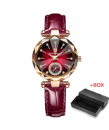 Watch for Women Luxury Jewelry Design Rose Gold Steel Quartz Wristwatches  - £16.24 GBP+