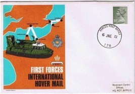 Commemorative Cover British First Forces International Hover Mail 1972 - £3.94 GBP