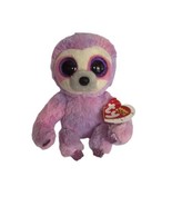 TY Beanie Boos 6&quot; Purple Sloth Dreamy Plush Stuffed Animal Toy Big Purpl... - £9.30 GBP