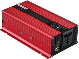 1500W Power Inverter,Car Solar Power Inverter Dc 12V To Ac 220V Usb Sine Wave - £58.24 GBP