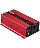 1500W Power Inverter,Car Solar Power Inverter Dc 12V To Ac 220V Usb Sine... - £58.24 GBP