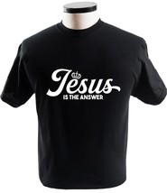 Jesus Is The Answer T Shirt Christian Jesus Shirt Religion T-Shirts - £13.54 GBP+