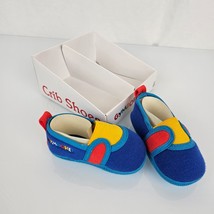 Vintage 1992 Gymboree Baby Boy Crib Shoes Soft Sole Primary Color 1 3-6 90s NEW - £63.28 GBP