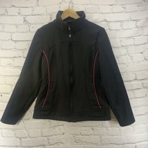 CB Athletic Jacket Black Pink Womens Sz M Moisture Wicking  - $19.79