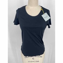 NWT Ministry of Supply Luxe Touch Tee Shirt Sz XXS Black Short Sleeve - £23.50 GBP