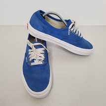 Vans Off the Wall Skateboard Sneakers Blue Suede &amp; Scotchgard(TM) Size M... - $18.66