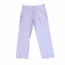 Haggar Vintage Poplin Pants Size 36X30 Begonia Cotton Blend Mens Comfort... - $27.71