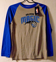 Orlando Magic Basketball Youth L 12-14 LS Cotton Shirt NBA Magic New With Tags - £15.73 GBP