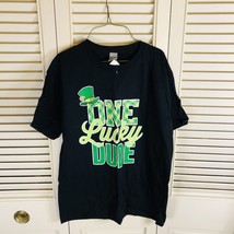 St. Patrick&#39;s Day &quot;One Lucky Dude” T-Shirt Size Youth Extra Large - £7.56 GBP