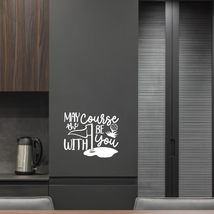 May The Course be with You Vinyl Decal Sticker Custom Wall Mural Art Dec... - $9.79