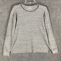 Old Navy Waffle Knit Thermal Shirt Men&#39;s XXL 2XL Pullover Gray Cotton Blend - $20.92 CAD