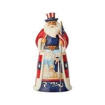 Jim Shore American Santa Figurine 7" High Heartwood Creek Christmas Collectible