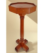 Handmade Solid Wood Octagon Pedestal Fern Plant Stand 32&quot; Display Lamp T... - $247.49